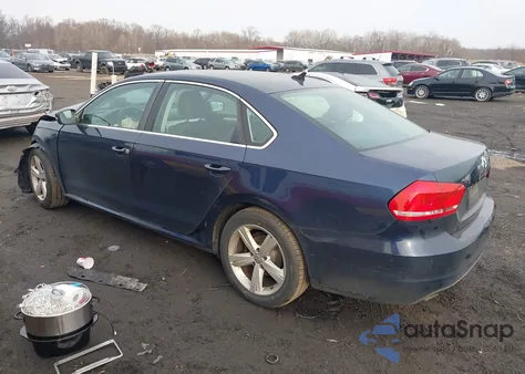 2013 Volkswagen Passat 2.5L Se from USA, damaged, VIN 1VWBP7A30DC049299